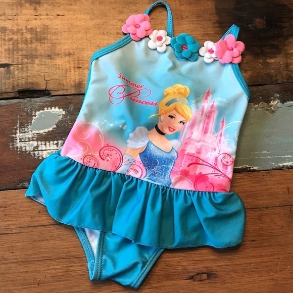 Disney Cinderella Swimsuit One piece Baby - Size 6m - Picture 4 of 6